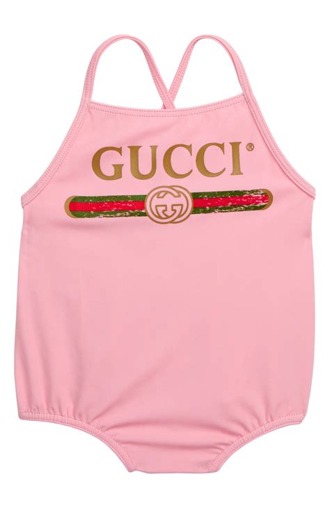 baby gucci set|Gucci infant swimsuit.